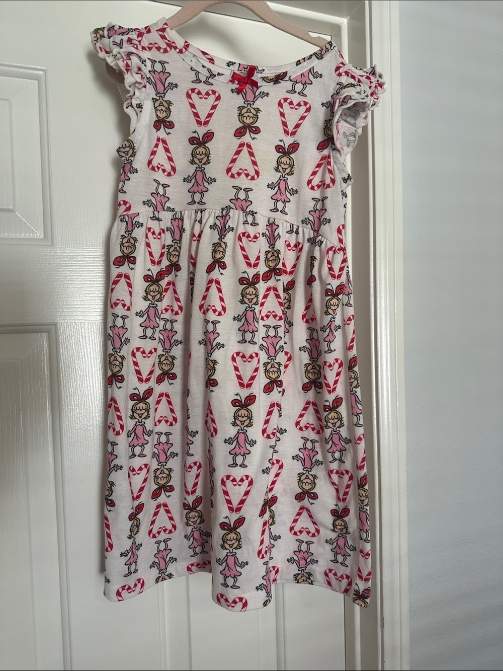 Hanna Andersson Cindy Lou dress Pjs size 6-7